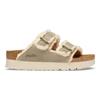 Birkenstock Arizona Platform Teddy - Taupe